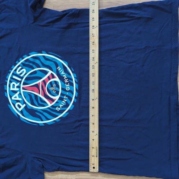 Paris Saint German Soccer T-Shirt Navy  Size XL - Picture 5 of 6